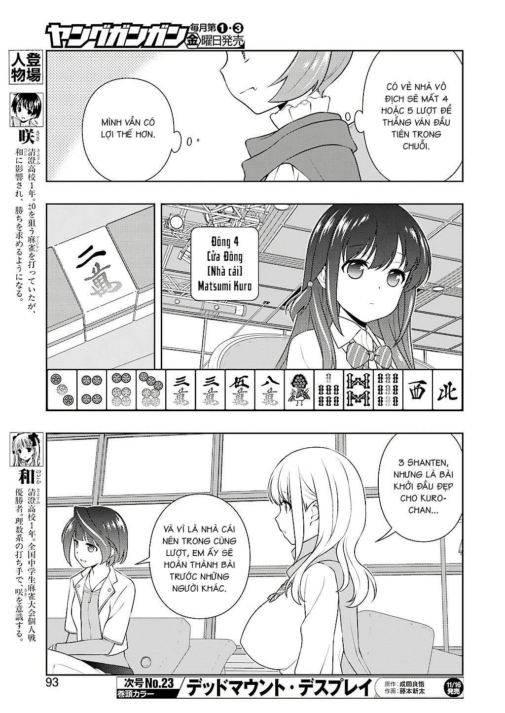 Saki Chapter 195 - Trang 2