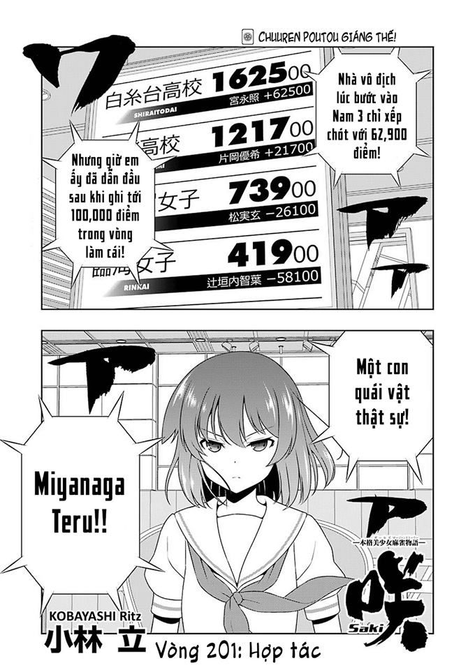 Saki Chapter 201 - Trang 2