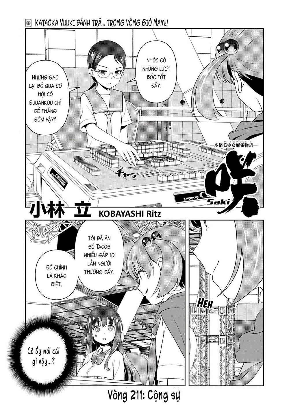 Saki Chapter 211 - Trang 2
