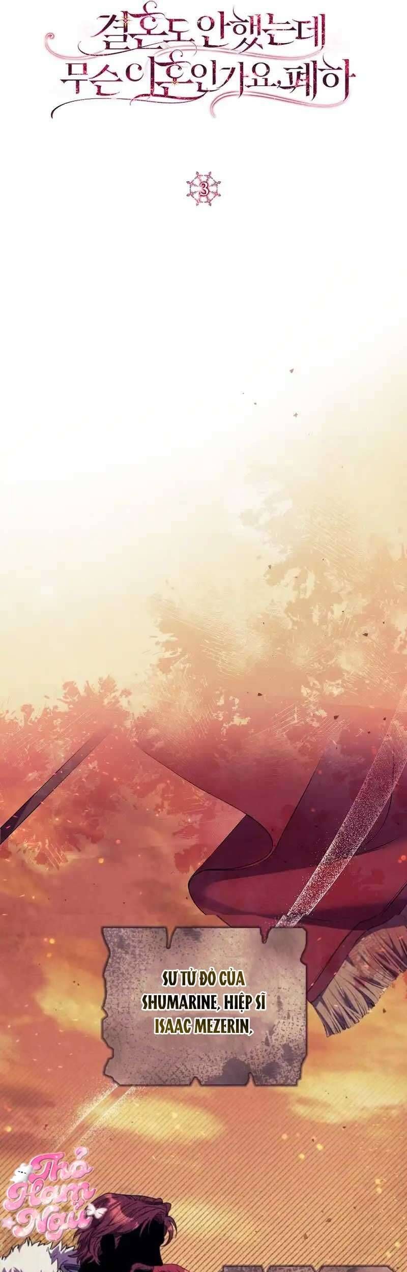 Sao Tôi Có Thể Li Hôn Khi Còn Chưa Kết Hôn Đây, Thưa Bệ Hạ Chapter 3 - Trang 2