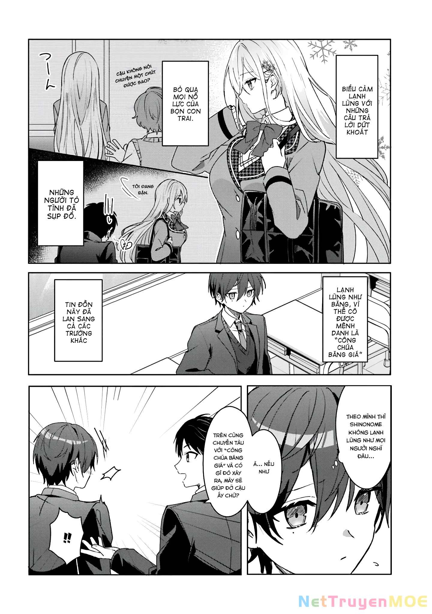 Sau Khi Giúp Đỡ “Công Chúa Băng Giá” Từ Trường Khác, Chúng Tôi Bắt Đầu Làm Bạn Chapter 1.1 - Trang 2