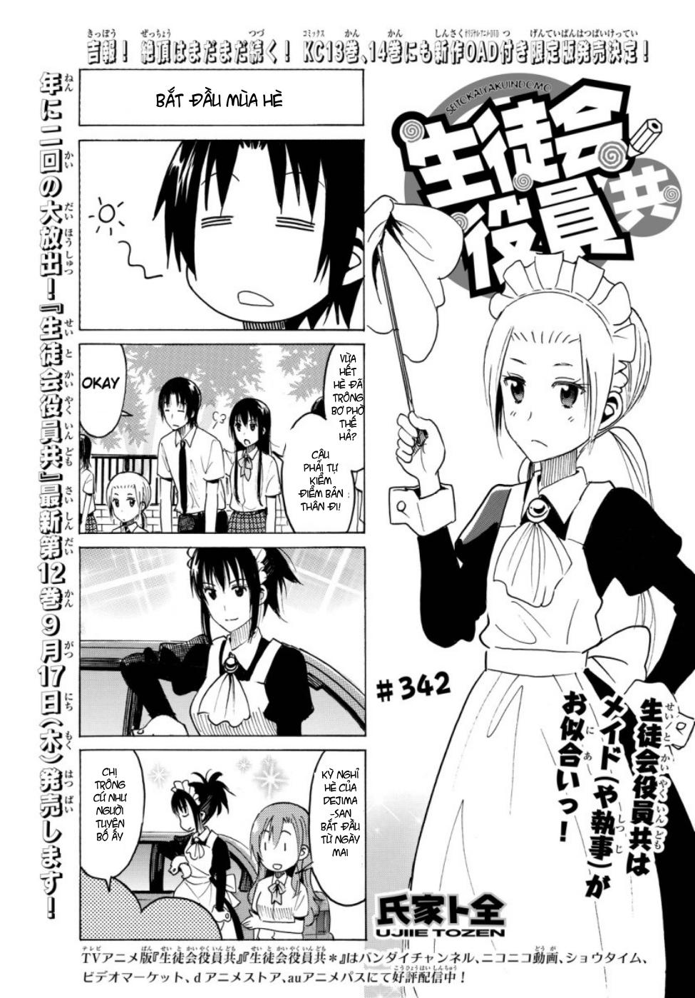 Seitokai Yakuindomo Chapter 342 - Trang 2