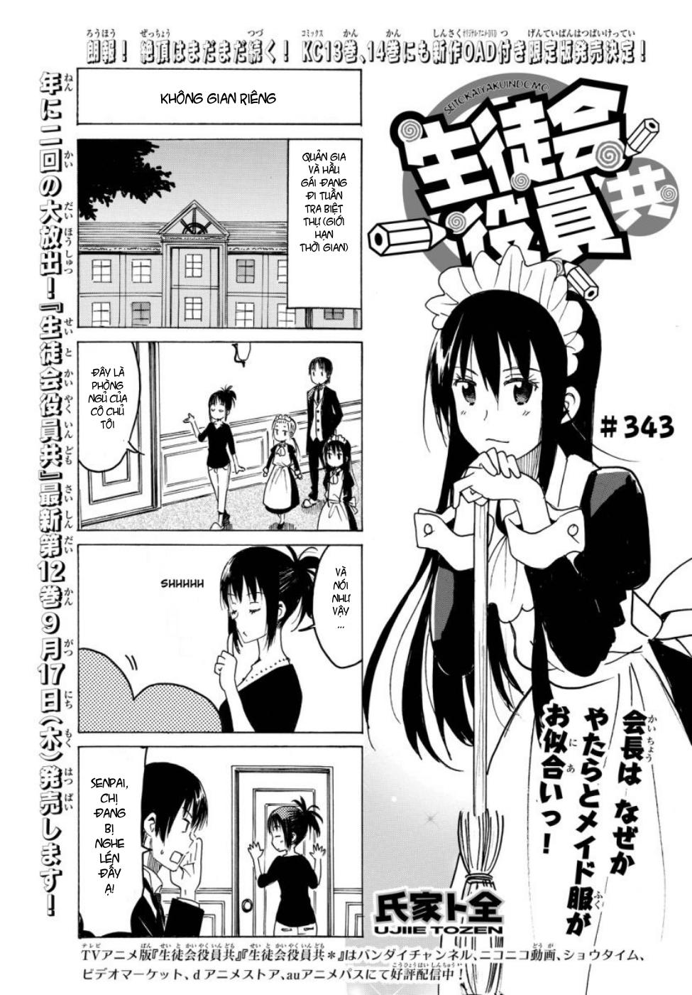 Seitokai Yakuindomo Chapter 343 - Trang 2