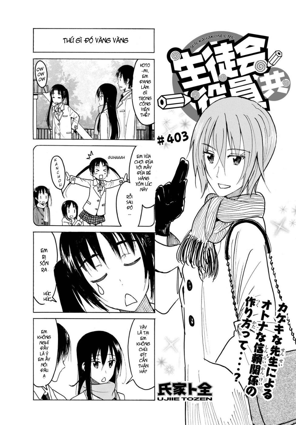 Seitokai Yakuindomo Chapter 403 - Trang 2