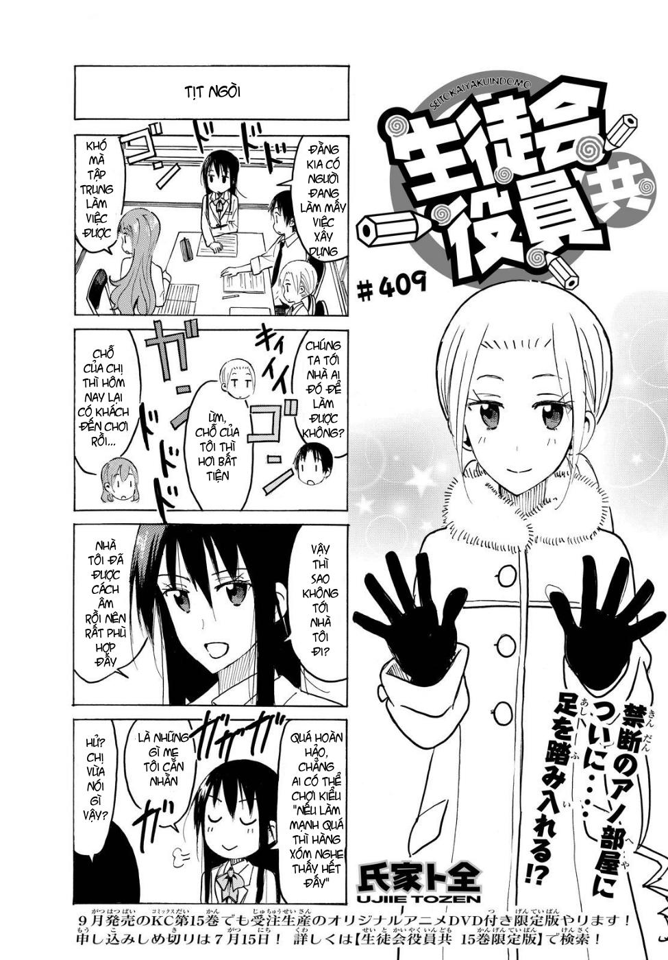 Seitokai Yakuindomo Chapter 409 - Trang 2