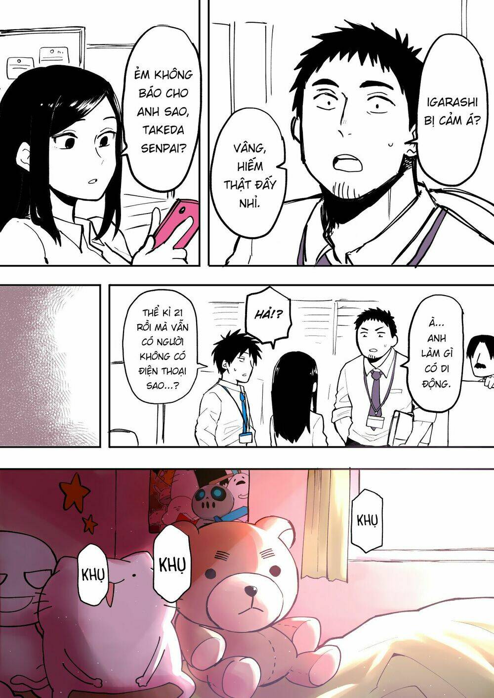 Senpai Ga Urusai Kouhai No Hanashi Chapter 7 - Trang 2