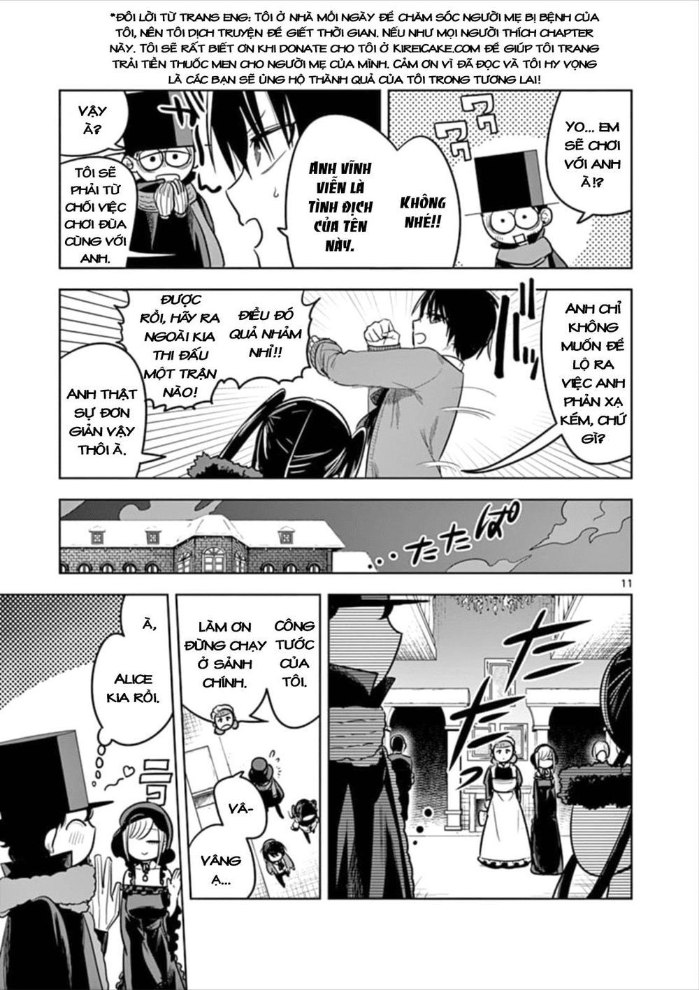 Shinigami Bocchan To Kuro Maid Chapter 66.1 - Trang 2