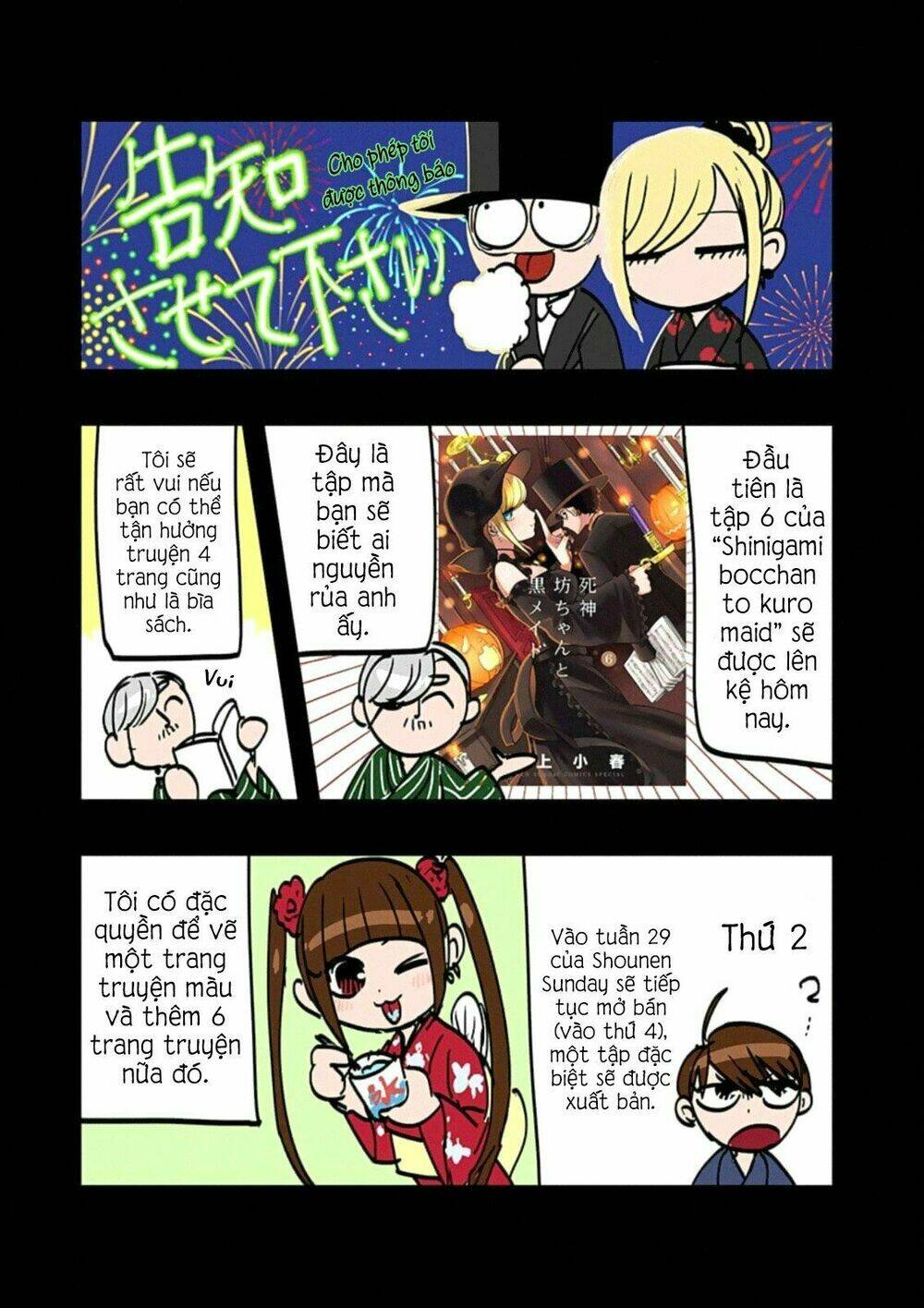 Shinigami Bocchan To Kuro Maid Chapter 87 - Trang 2