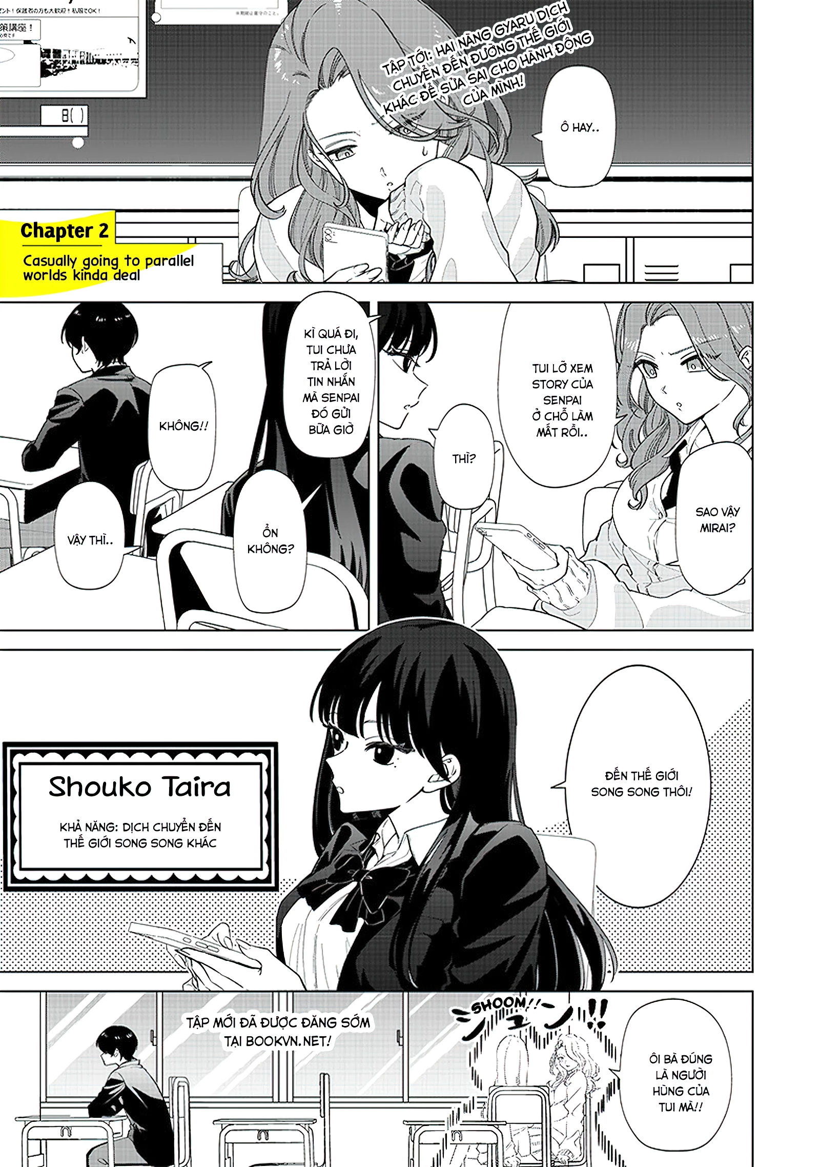 Shiretto Sugee Koto Itteru Gal: Shiritsu Paranomaru Koukou No Nichijou Chapter 1 - Trang 2