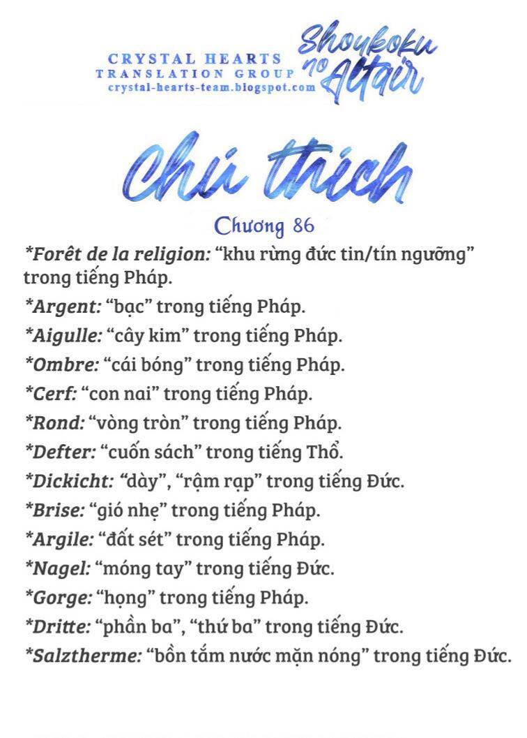 Shoukoku No Altair Chapter 86 - Trang 2