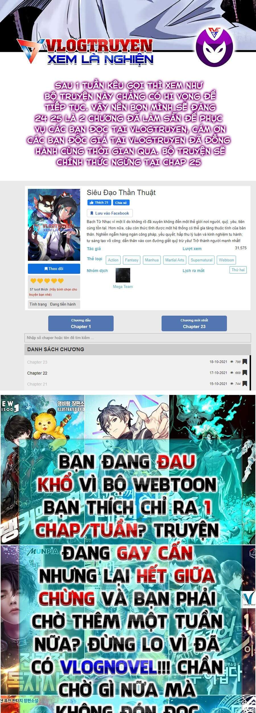 Siêu Đạo Thần Thuật Chapter 24 - Trang 2