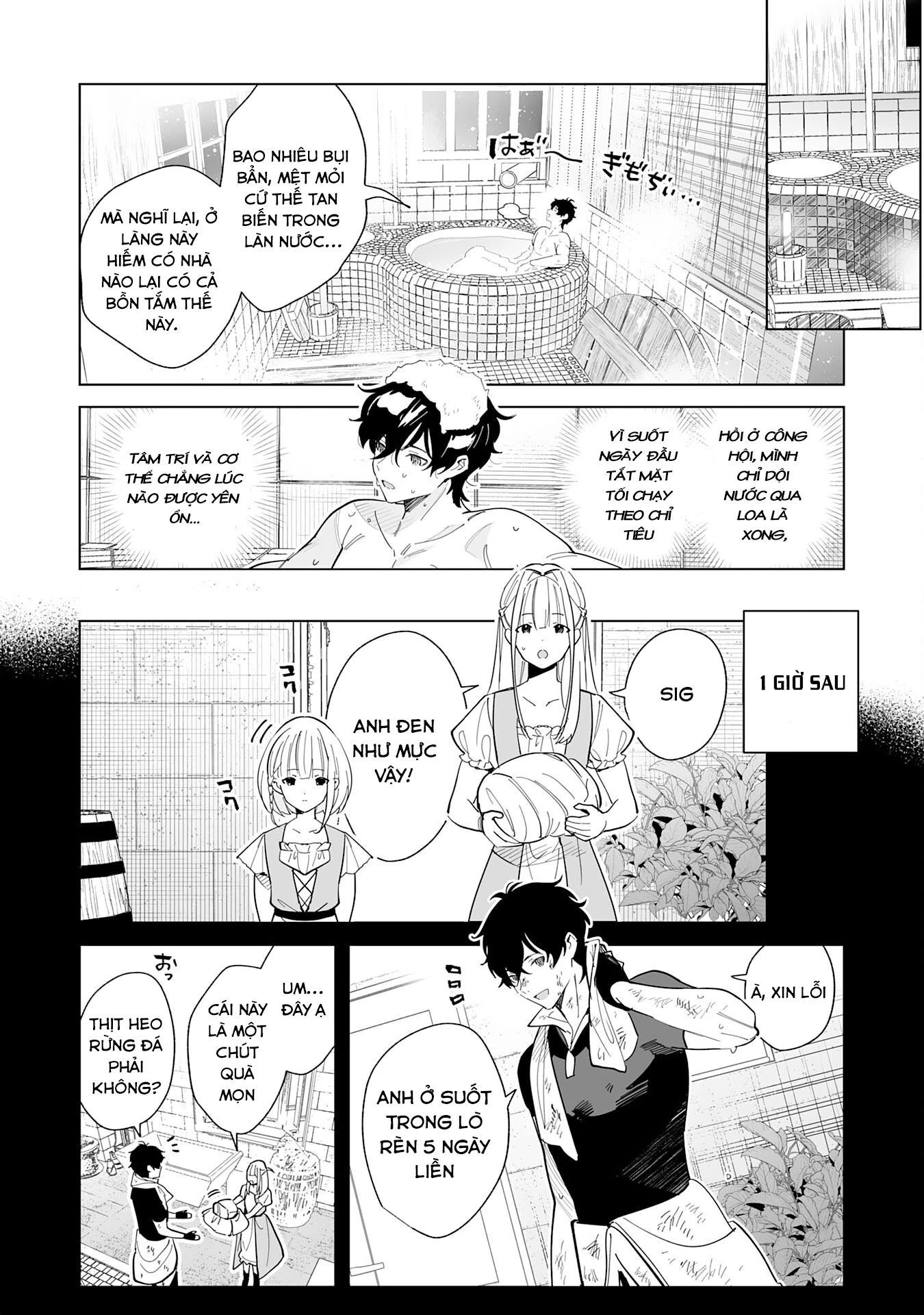 S-Kyuu Guild Wo Ridatsushita Katanakaji No Jiyuu Na Henkyou Slow Life ~Black Guild Kara Kaihousarete Kimama Ni Kaji Shitetara, Densetsu No Matou Ga Umareteimashita~ Chapter 4 - Trang 2