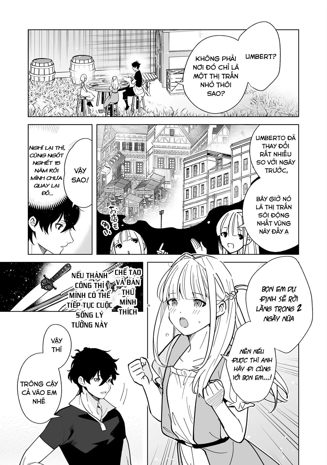 S-Kyuu Guild Wo Ridatsushita Katanakaji No Jiyuu Na Henkyou Slow Life ~Black Guild Kara Kaihousarete Kimama Ni Kaji Shitetara, Densetsu No Matou Ga Umareteimashita~ Chapter 4 - Trang 2