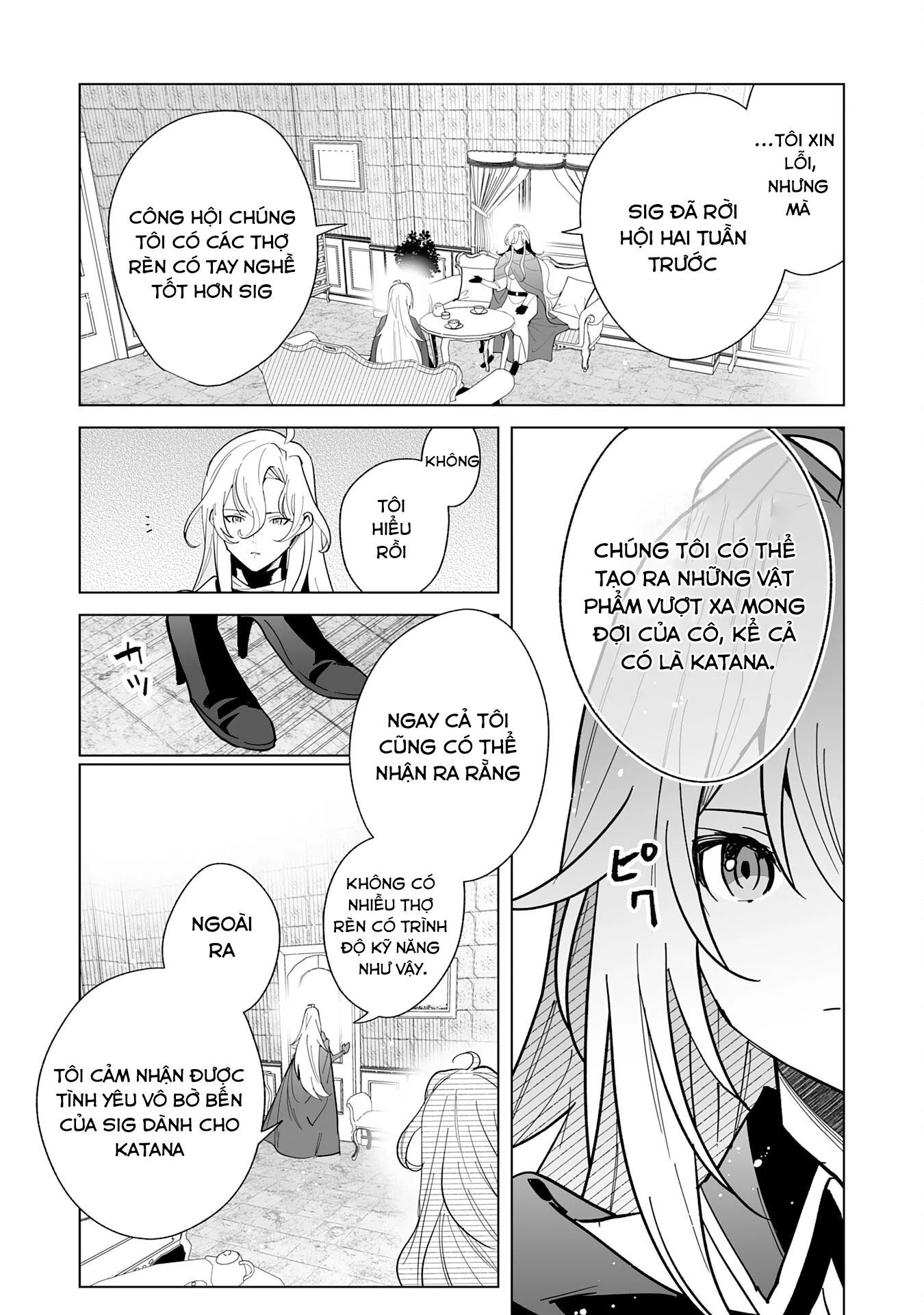 S-Kyuu Guild Wo Ridatsushita Katanakaji No Jiyuu Na Henkyou Slow Life ~Black Guild Kara Kaihousarete Kimama Ni Kaji Shitetara, Densetsu No Matou Ga Umareteimashita~ Chapter 4 - Trang 2