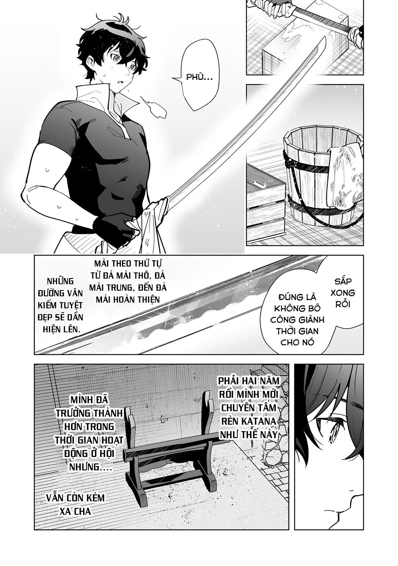 S-Kyuu Guild Wo Ridatsushita Katanakaji No Jiyuu Na Henkyou Slow Life ~Black Guild Kara Kaihousarete Kimama Ni Kaji Shitetara, Densetsu No Matou Ga Umareteimashita~ Chapter 4 - Trang 2