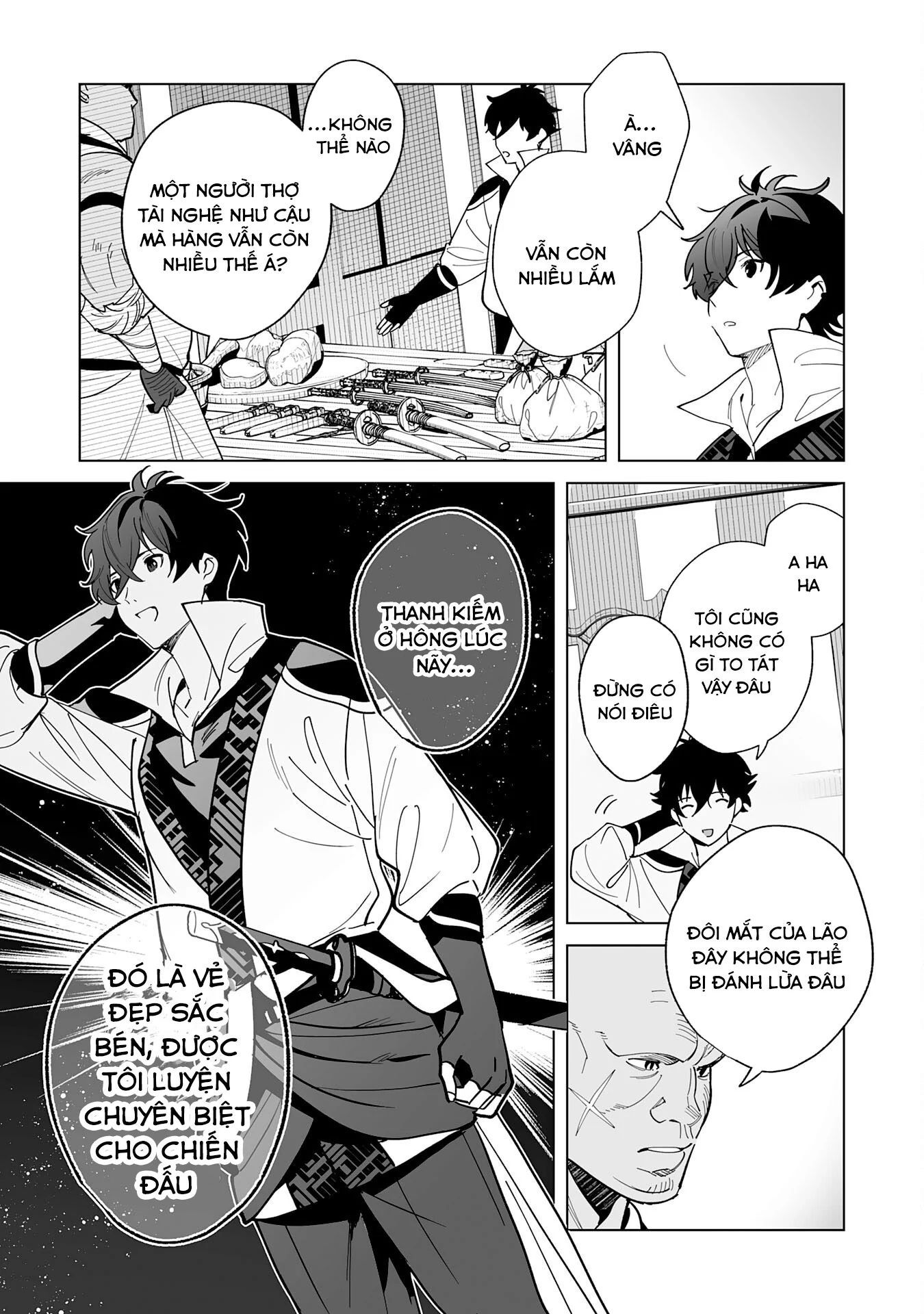 S-Kyuu Guild Wo Ridatsushita Katanakaji No Jiyuu Na Henkyou Slow Life ~Black Guild Kara Kaihousarete Kimama Ni Kaji Shitetara, Densetsu No Matou Ga Umareteimashita~ Chapter 5 - Trang 2