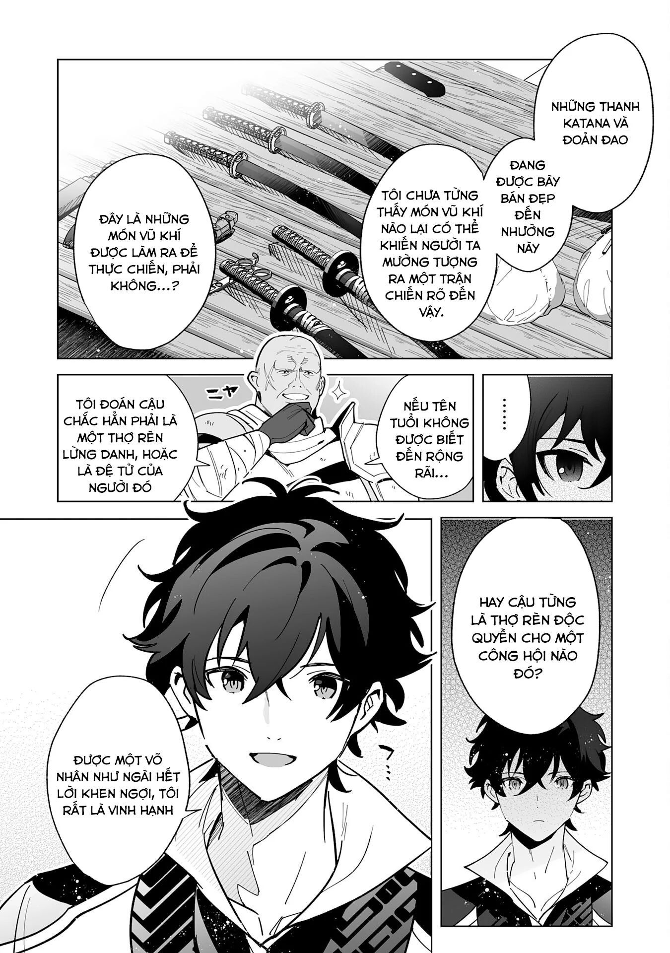 S-Kyuu Guild Wo Ridatsushita Katanakaji No Jiyuu Na Henkyou Slow Life ~Black Guild Kara Kaihousarete Kimama Ni Kaji Shitetara, Densetsu No Matou Ga Umareteimashita~ Chapter 5 - Trang 2