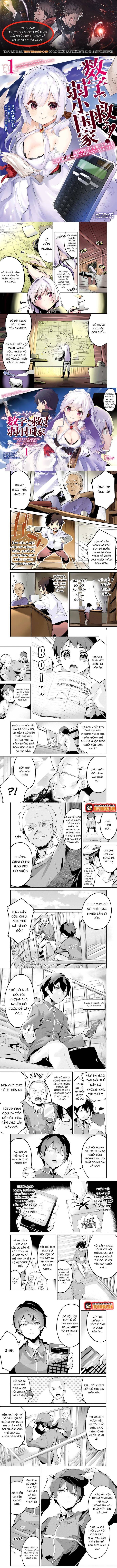 Suuji De Sukuu! Jyakushou Kokka Manga Chapter 1 - Trang 2