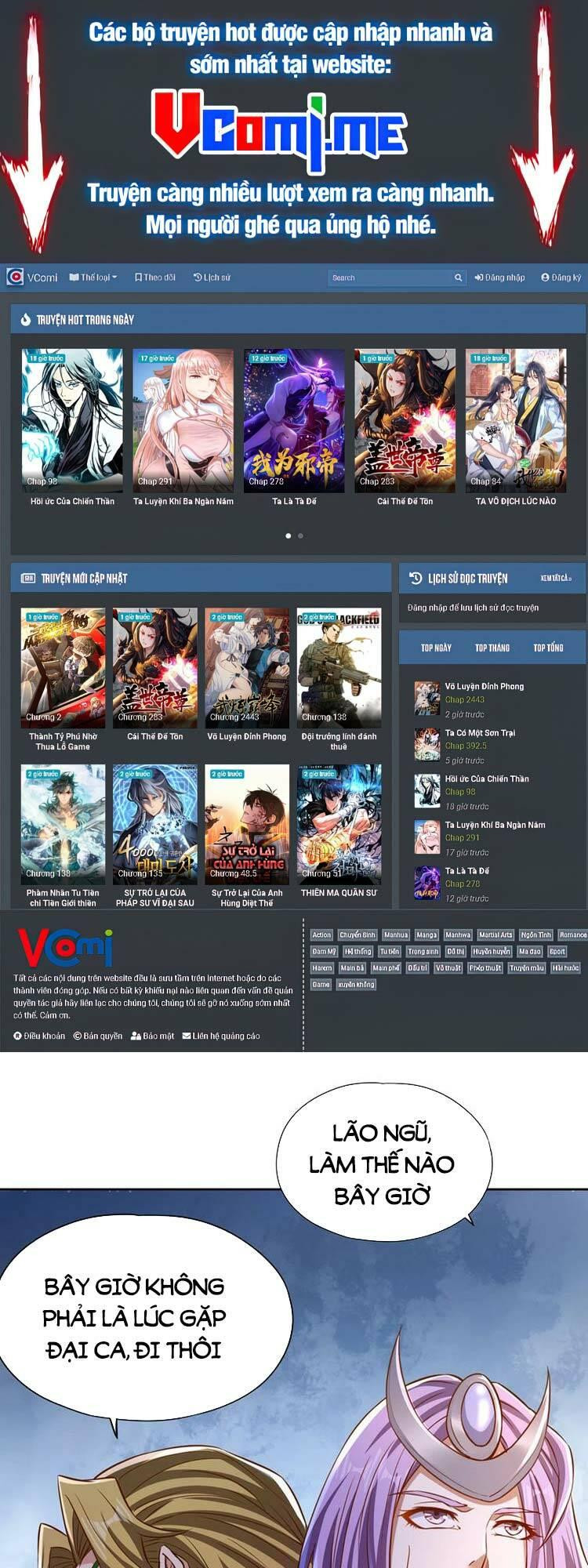 Ta Bị Nhốt Cùng Một Ngày Mười Vạn Năm Chapter 218 - Trang 2