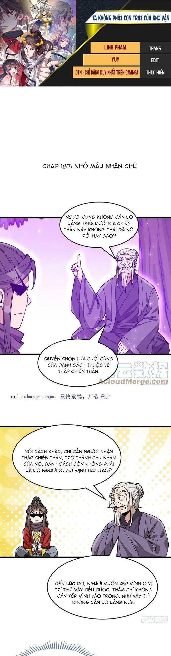 Ta Thật Không Phải Là Khí Vận Chi Tử Chapter 187 - Trang 2