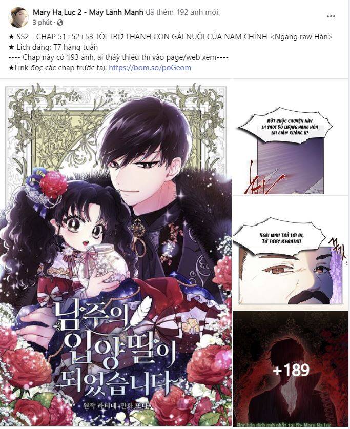 Ta Trở Thành Con Gái Nuôi Của Nam Chính Chapter 53.1 - Trang 2