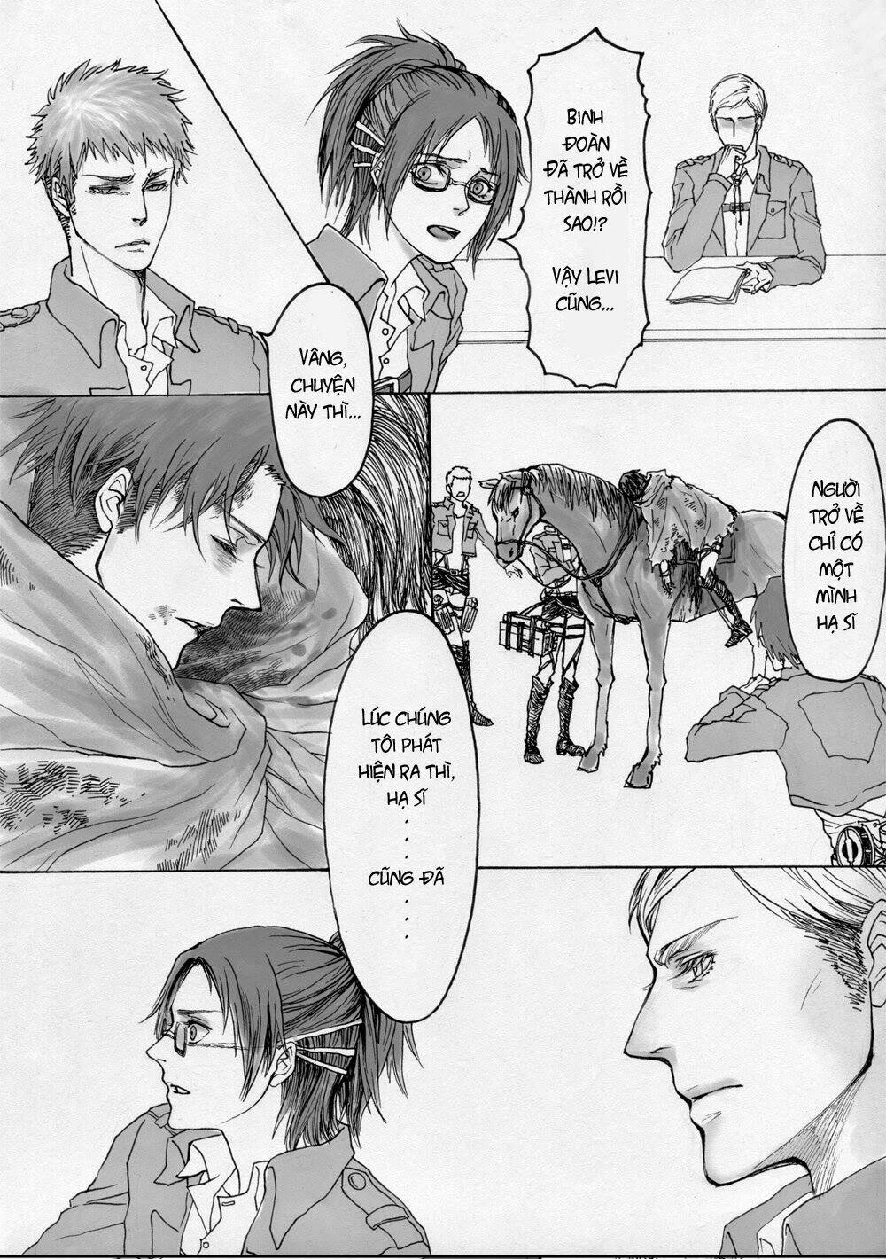 Tấn Công Người Khổng Lồ – Doujinshi Eruri Chapter 1 - Trang 2