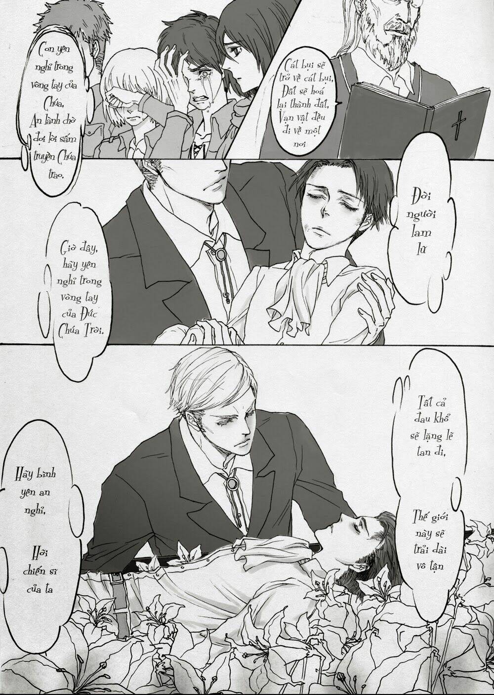 Tấn Công Người Khổng Lồ – Doujinshi Eruri Chapter 1 - Trang 2