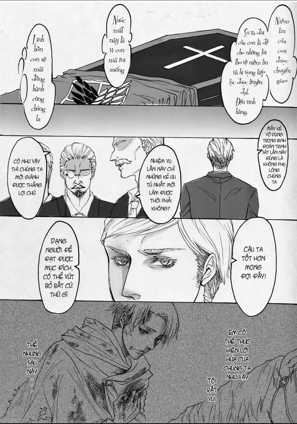 Tấn Công Người Khổng Lồ – Doujinshi Eruri Chapter 1 - Trang 2