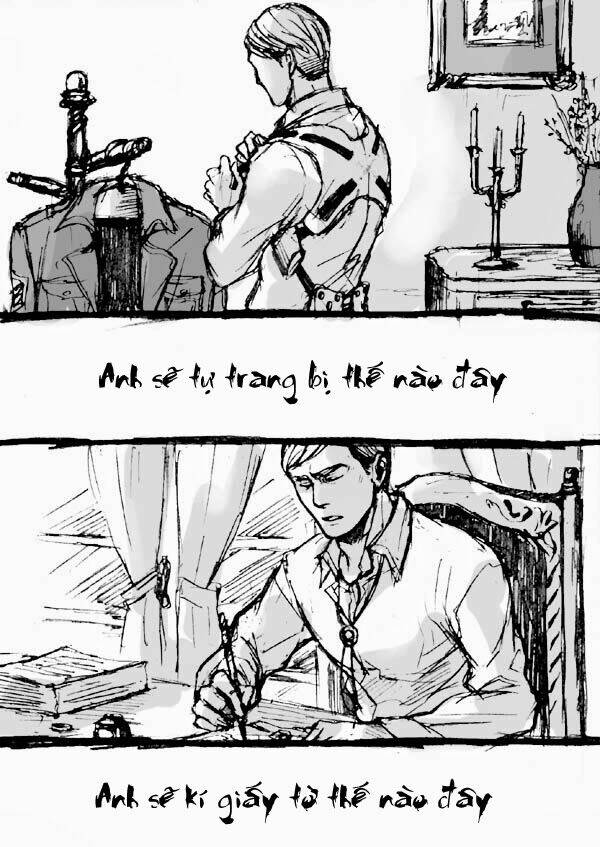 Tấn Công Người Khổng Lồ – Doujinshi Eruri Chapter 16 - Trang 2
