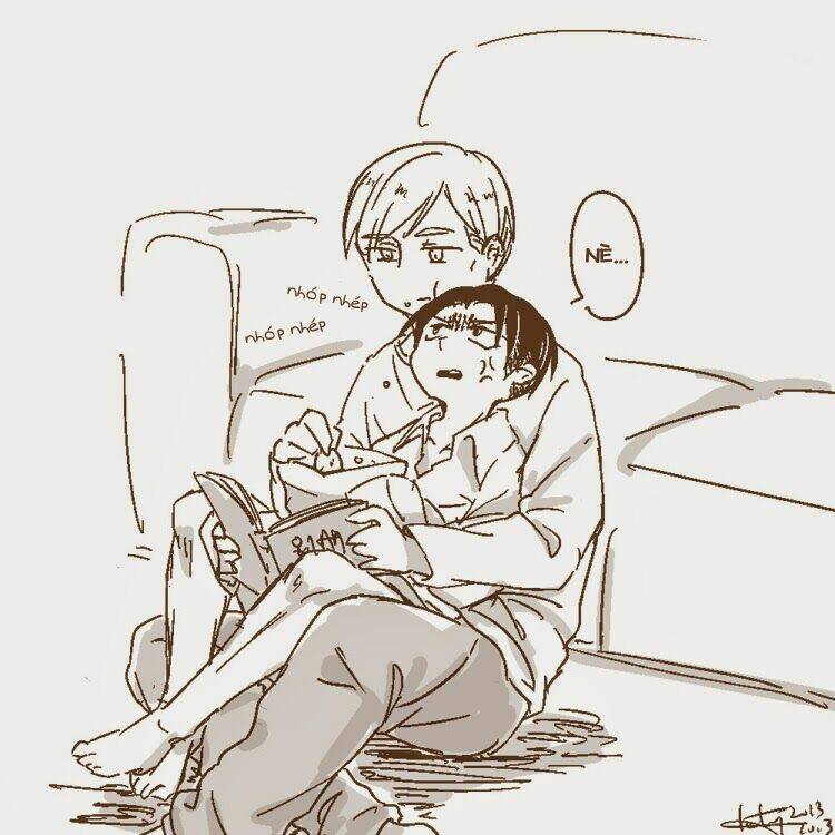 Tấn Công Người Khổng Lồ – Doujinshi Eruri Chapter 19 - Trang 2