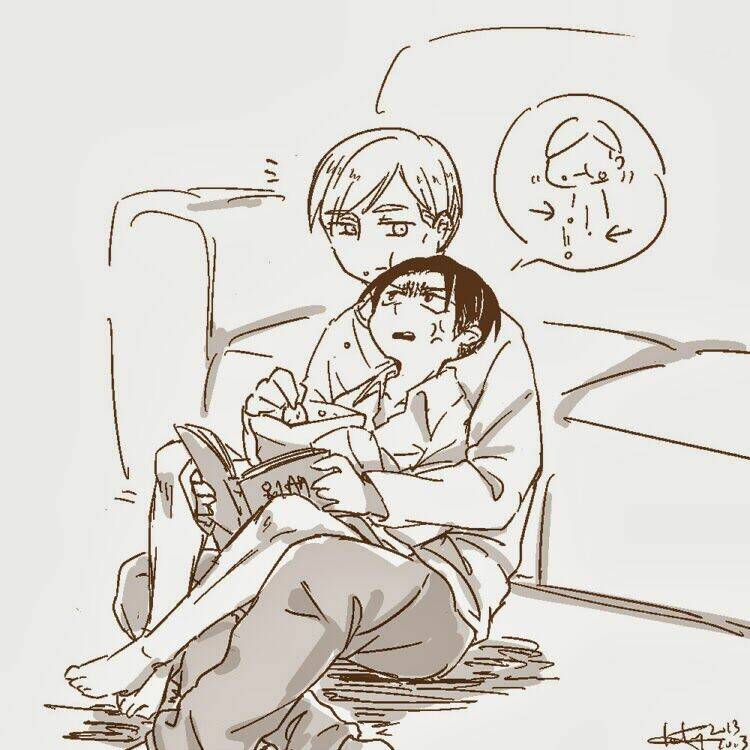 Tấn Công Người Khổng Lồ – Doujinshi Eruri Chapter 19 - Trang 2