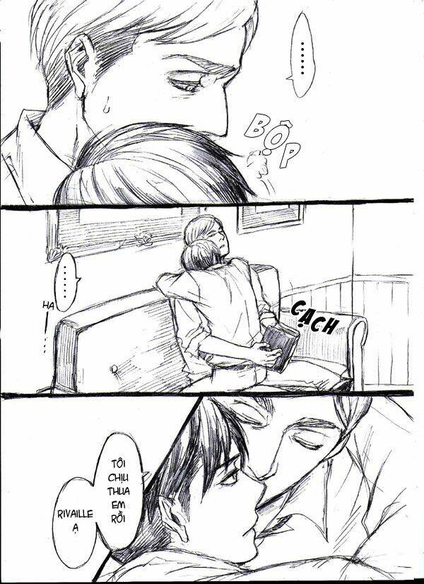 Tấn Công Người Khổng Lồ – Doujinshi Eruri Chapter 4 - Trang 2