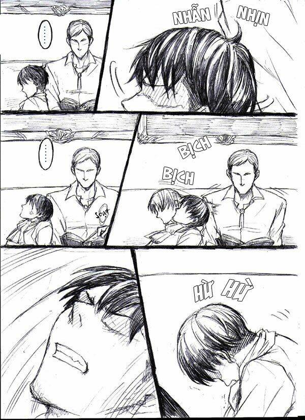 Tấn Công Người Khổng Lồ – Doujinshi Eruri Chapter 4 - Trang 2