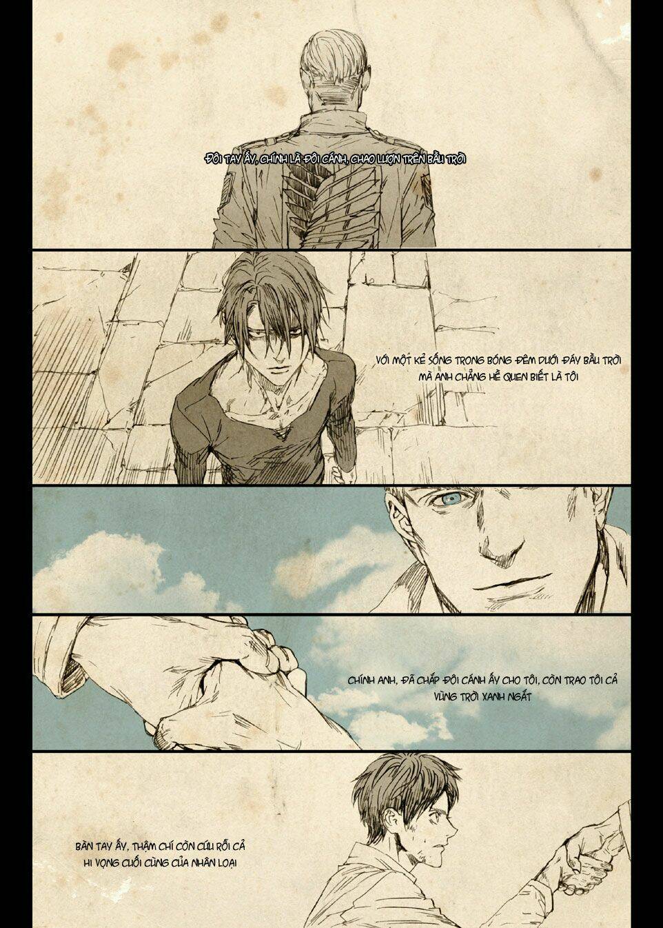 Tấn Công Người Khổng Lồ – Doujinshi Eruri Chapter 8 - Trang 2