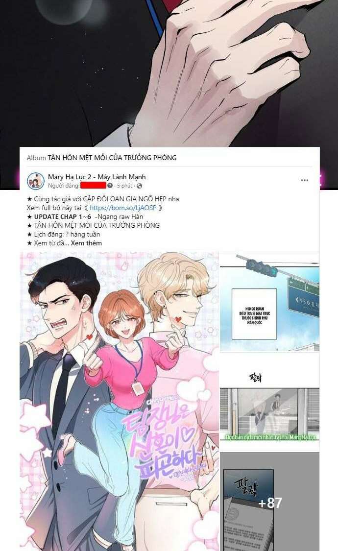 Tân Hôn Mệt Mỏi Của Trưởng Phòng Chapter 1.1 - Trang 2