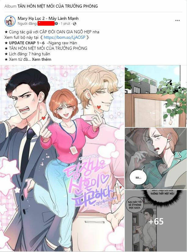 Tân Hôn Mệt Mỏi Của Trưởng Phòng Chapter 7.1 - Trang 2