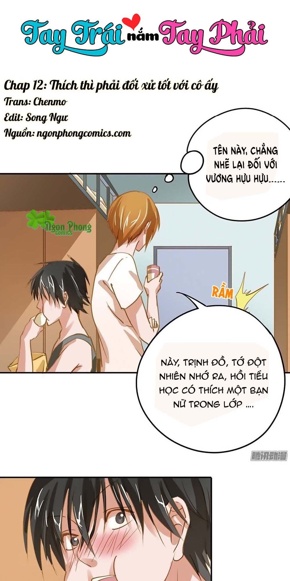 Tay Trái Nắm Tay Phải Chapter 12 - Trang 2