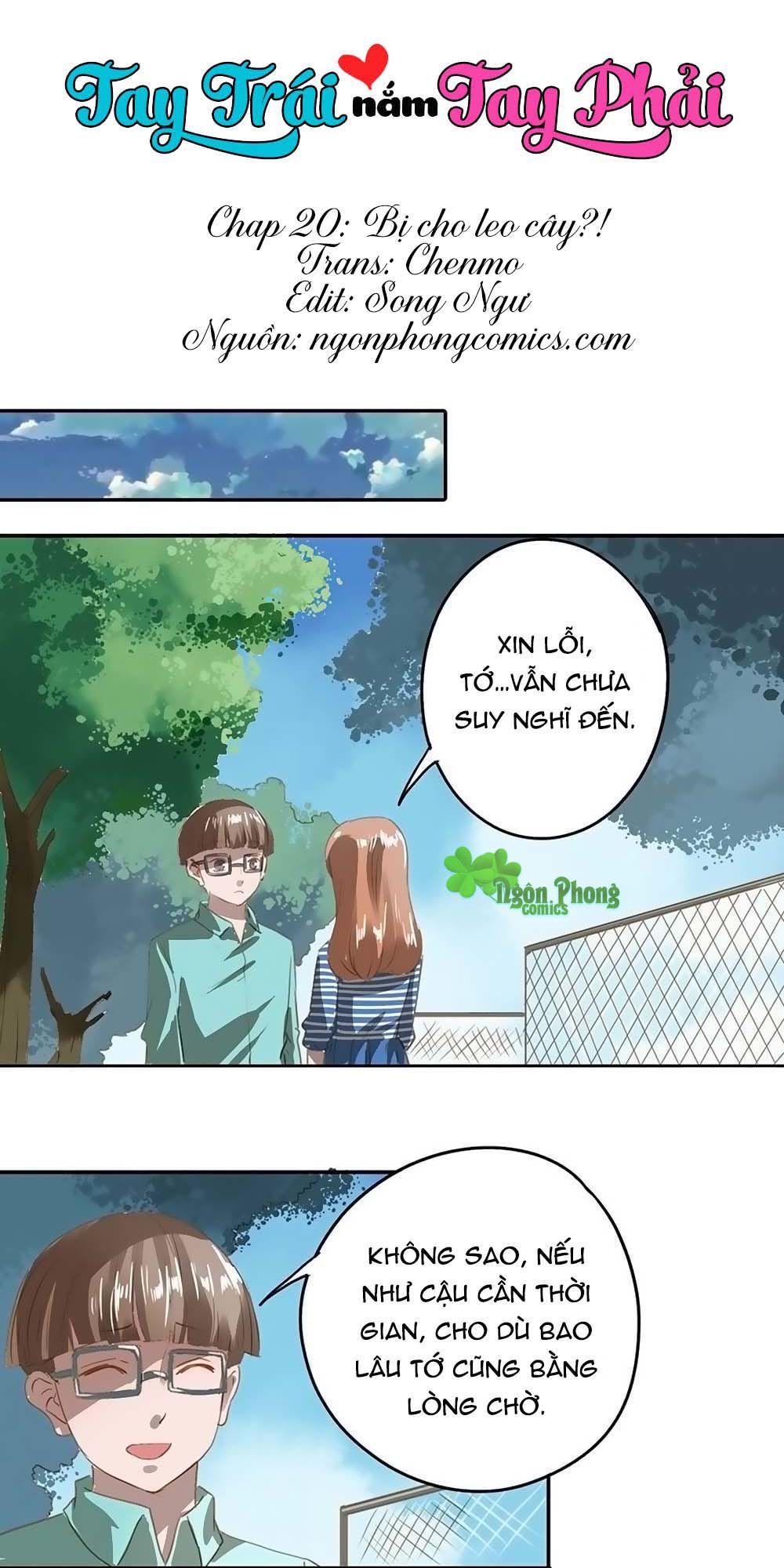 Tay Trái Nắm Tay Phải Chapter 20 - Trang 2