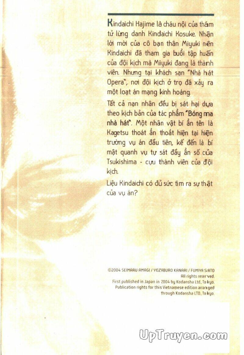 Thám Tử Kindaichi (Bản Đẹp) Chapter 1 - Trang 2