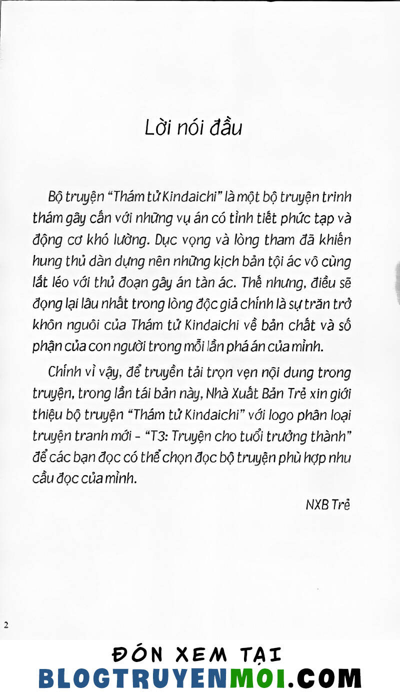 Thám Tử Kindaichi (Bản Đẹp) Chapter 19.1 - Trang 2