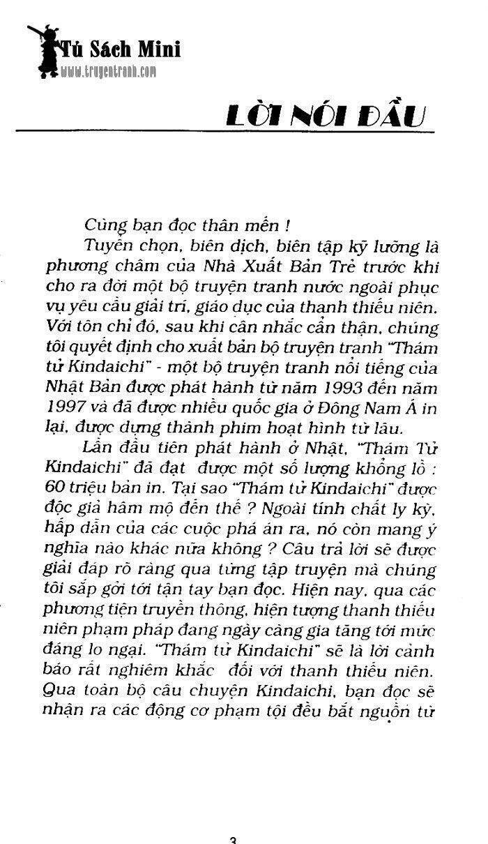 Thám Tử Kindaichi Chapter 1 - Trang 2