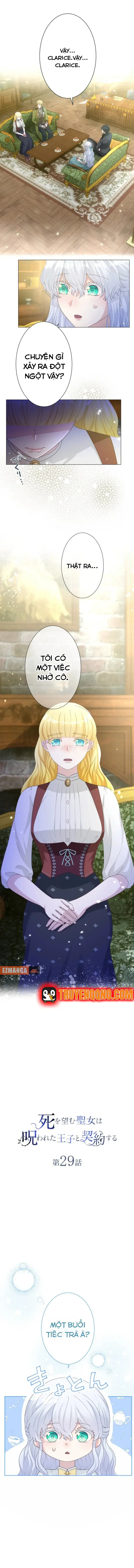 Thánh Nữ Mong Ước Cái Chết Với Hoàng Tử Bị Quyền Rủa Chapter 29 - Trang 2