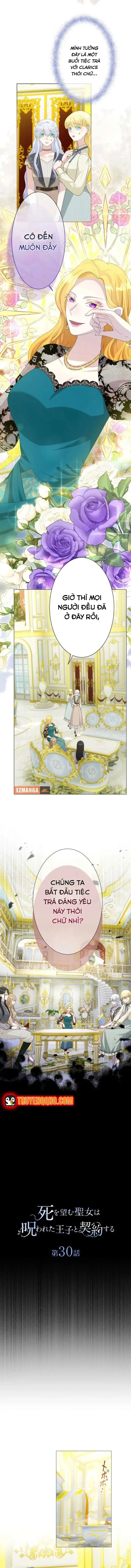 Thánh Nữ Mong Ước Cái Chết Với Hoàng Tử Bị Quyền Rủa Chapter 30 - Trang 2