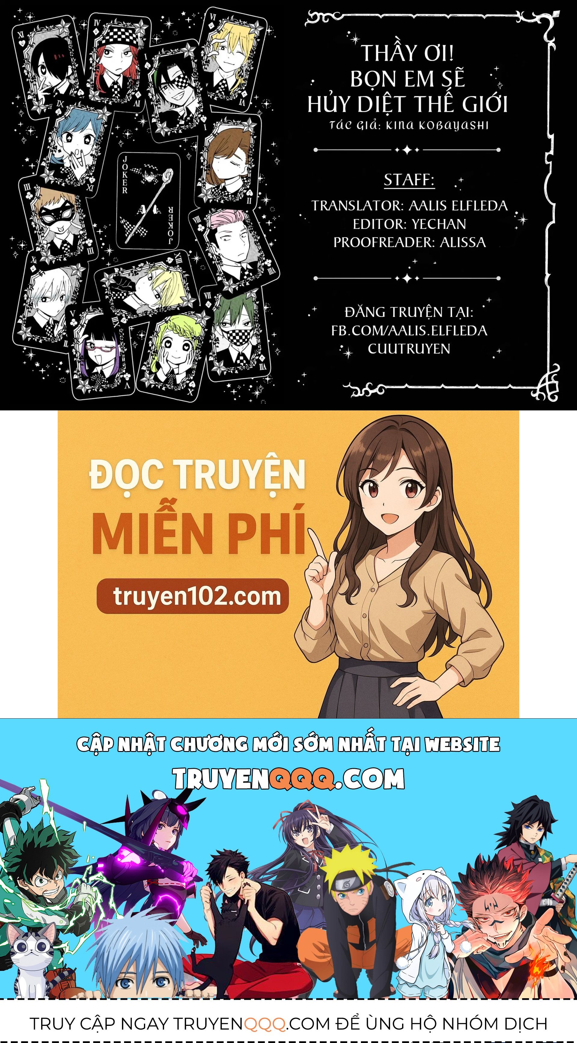 Thầy Ơi! Bọn Em Sẽ Hủy Diệt Thế Giới Chapter 17 - Trang 2