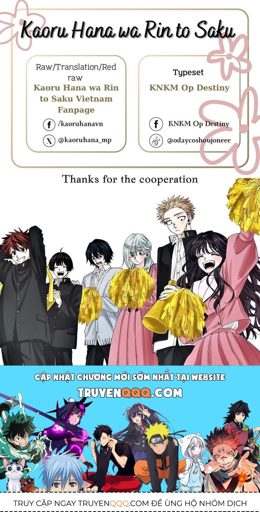 The Fragrant Flower Blooms With Dignity – Kaoru Hana Wa Rin To Saku Chapter 119.1 - Trang 2