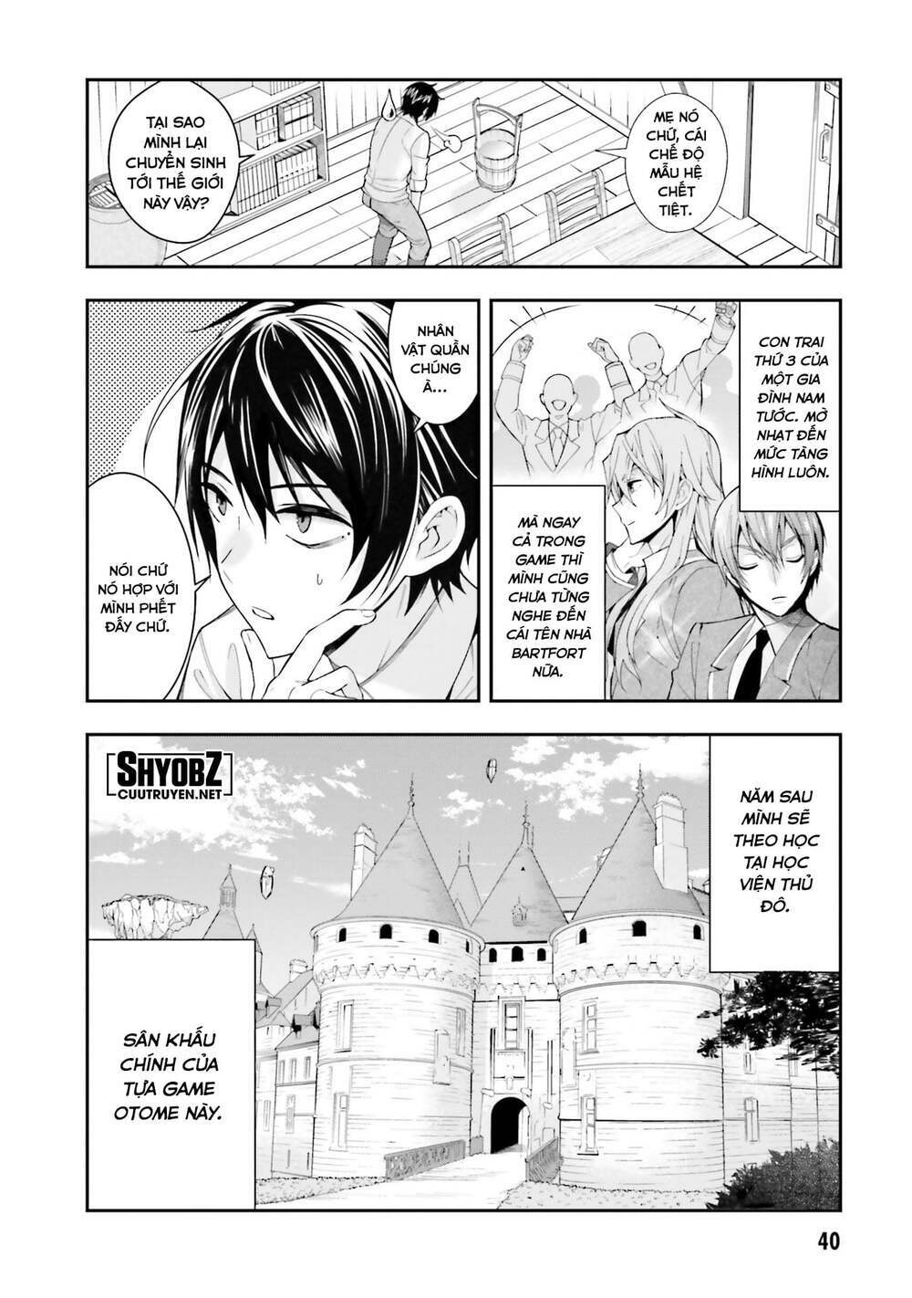 Thế Giới Của Game Otome Thật Khó Khăn Cho Những Thường Dân Chapter 1 - Trang 2