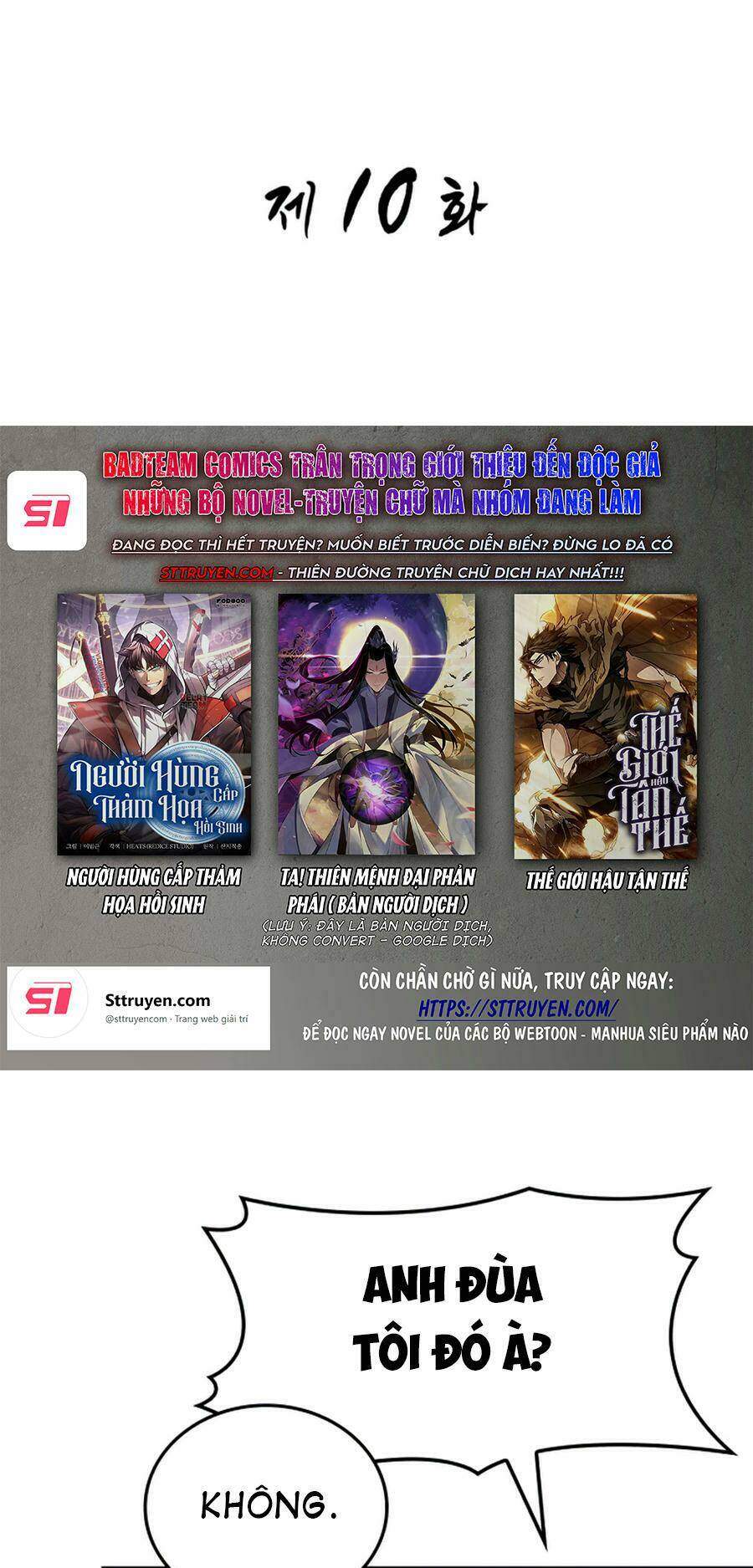 Thếgiớihậutậnthế Chapter 10 - Trang 2