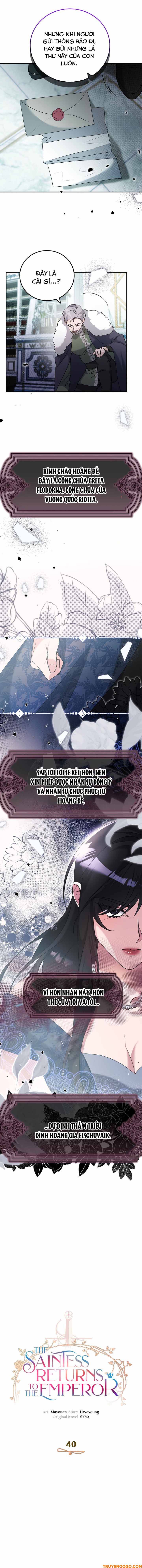The Saintess Returns To The Emperor Chapter 40 - Trang 2