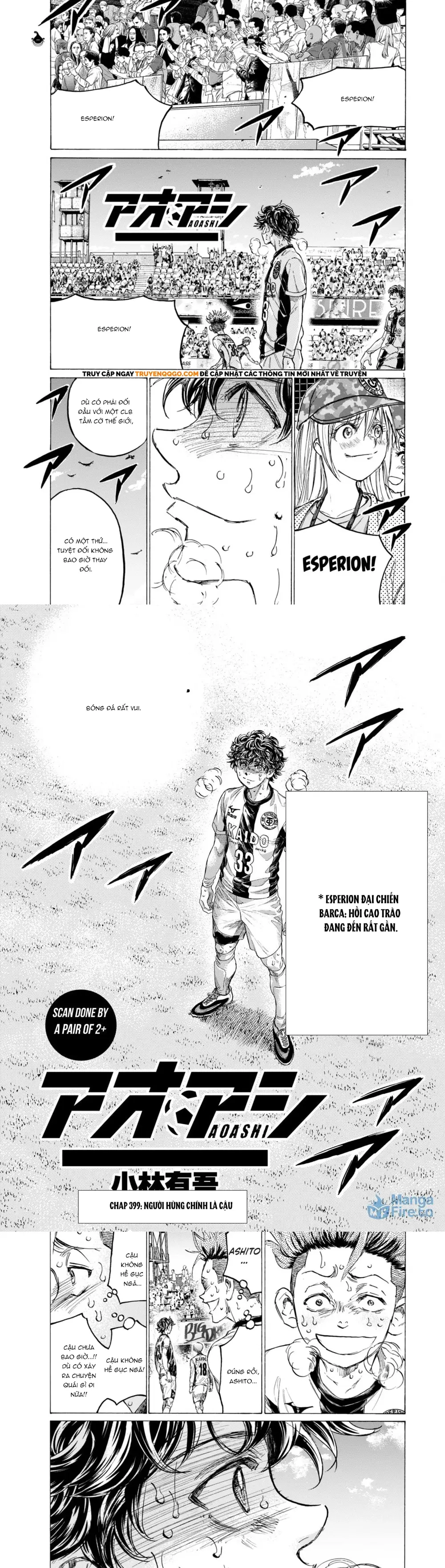Thiên Tài Bóng Đá Ashito Chapter 399 - Trang 2