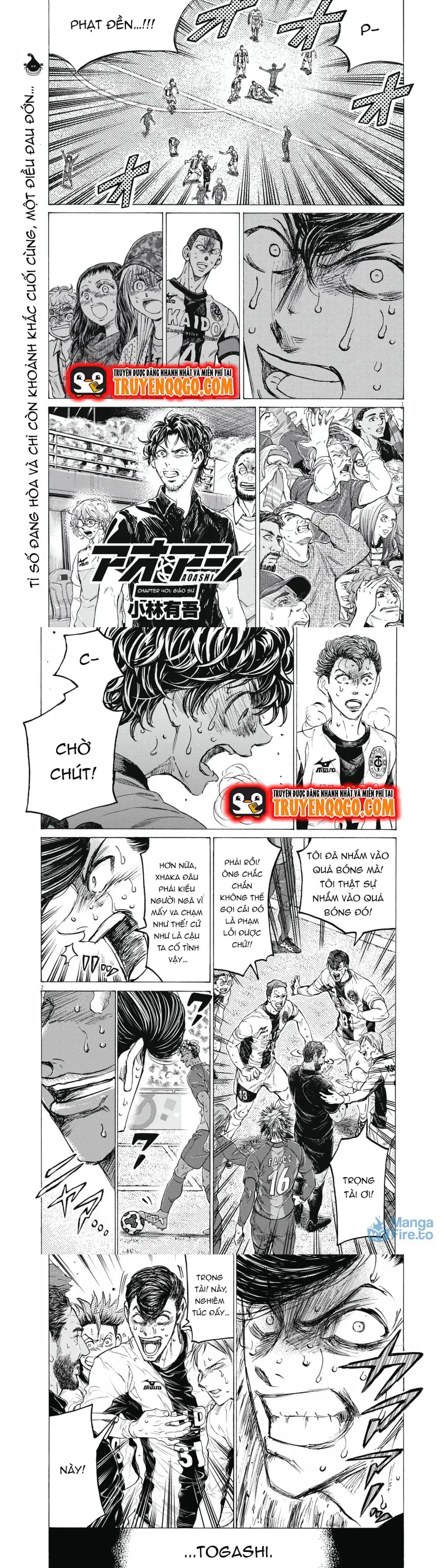 Thiên Tài Bóng Đá Ashito Chapter 401 - Trang 2